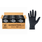 Barber Professional Nitrile Gloves - Black