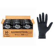 Barber Professional Nitrile Gloves - Black