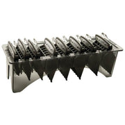 Light Gray Wahl Premium Cutting Guide Combs - #1-#8 Guides with Organizer