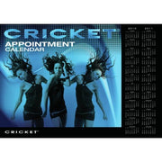 Black Cricket 6 Column Appointment Scheduler