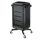 Dark Slate Gray Comfortel Mova Salon Trolley - Black on Black