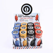 Dark Slate Gray The Shave Factory Premium Hair Cutting Cape Color - 12 Pcs Display