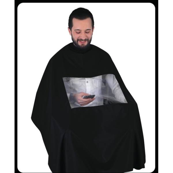 The Shave Factory Premium Hair Cutting Cape (Color: Black)