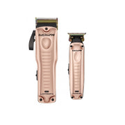 Tan BaBylissPRO LoPROFX Limited Edition Rose Gold Clipper and Trimmer Combo