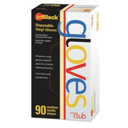 Dark Slate Gray Product Club Jetblack Disposable Small Vinyl Gloves, 90 Ct