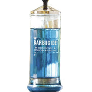 Steel Blue Barbicide Disinfecting Jar
