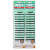 Dark Sea Green Derby Single Blade Disposable Razor, 50 Count