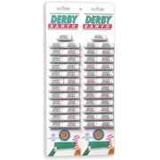 Light Gray Derby Razor for Body Shave, 50 Count