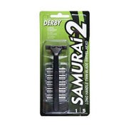 Dark Slate Gray Derby Samurai 2 Twin Blade Non-Disposable Razor