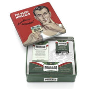 Light Gray Proraso Vintage GINO Gift Set: Refreshing - Green