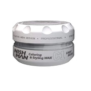 Gray Nishman Coloring Hair Styling Wax C1 - Silver 3.4 oz - 6 Pack