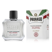 Light Gray Proraso After Shave Balm for Sensitive Skin - White 3.4 oz