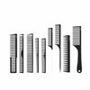 Light Gray L3VEL3 Hair Comb Set - 9 Pack