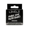 Light Gray L3VEL3 Double Edge Razor Blades - 100 Count