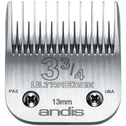 Light Gray Andis UltraEdge Detachable Blade, Size 3 3/4 Skip Tooth