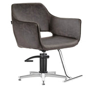 Dim Gray Comfortel Blake Styling Chair Textured Black