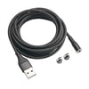 Dark Slate Gray Gamma Magnetic Micro USB Charging Cord