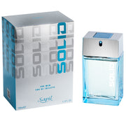 Light Gray Sapil Solid Blue EDT Men Perfume 3.4 oz