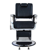 Gray K-Concept Lincoln II Barber Chair - Black