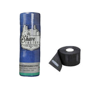 Dim Gray The Shave Factory Neck Strip 500 Strips - 5 Roll Pack - Black