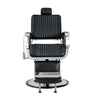 Dark Slate Gray K-Concept Lincoln Barber Chair - Black