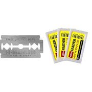 Gray Feather Hi Stainless Double Edge Blades, 30 Count