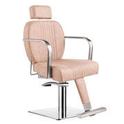 Gray Comfortel Lara Reclining Salon Chair Blush