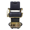 Dark Slate Gray K-Concept Lincoln Barber II Chair - Gold Limited Edition