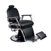 Dark Slate Gray K-Concept Winston Barber Chair - Black