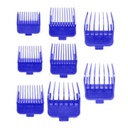White Smoke StyleCraft Universal Magnetic DUB Clipper Guards 8 Pack - Blue