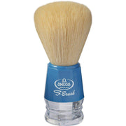 Tan Omega S-Brush Fiber Shaving Brush - Blue