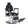 Dark Slate Gray K-Concept Prince Barber Chair - Black