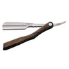 Dark Slate Gray Feather Artist Club SS Scotch Wood Folding Straight Razor