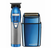 Steel Blue BaBylissPRO BlueFX Collection Trimmer & Shaver Combo