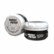 Gray Nishman F1 Fiber Hair Styling Coconut Pomade - 3.4 oz