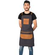 Dark Slate Gray Marmara Barber Apron - Blue