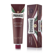 Dim Gray Proraso Shaving Cream in Tube Sandalwood - Red 5.2 oz