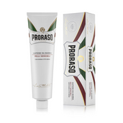 Light Gray Proraso Shaving Cream in Tube Sensitive Skin - White 5.2 oz