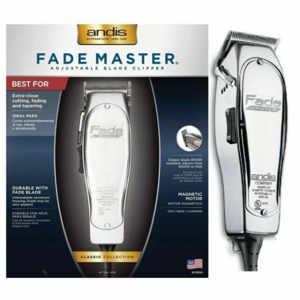 Andis Professional Fade Master Adjustable Blade Clipper 01820