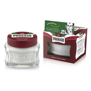 Light Gray Proraso Pre Shave Cream Sandalwood - Red 3.6 oz