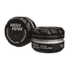 Black Nishman Coloring Hair Styling Wax C3 - Dark Black 3.4 oz