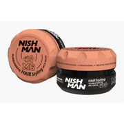 Dark Slate Gray Nishman Hair Styling Wax M6 Inca Inchi 5 oz - 6 Pack