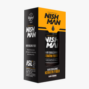 White Smoke Nishman Hair Building Keratin Fiber - Dark Brown 3.4 oz