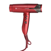 Brown Gamma XCELL Ultra-Light Digital Motor Dryer - Red