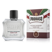 Light Gray Proraso After Shave Balm Sandalwood - Red 3.4 oz