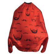 Firebrick The Shave Factory Barber Cape Moustache Series