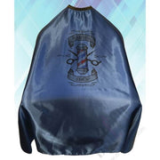 Dark Slate Blue The Shave Factory Barber Cape with Pole - Hook Closure