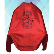 Powder Blue The Shave Factory Barber Cape with Pole - Hook Closure