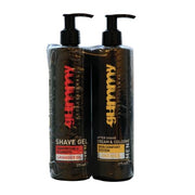 Black Gummy Shave Gel 12.6 oz (+) After Shave Cream & Cologne 12.6 oz Set