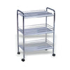 Light Gray K-Concept Georgie Three Shelves Trolley